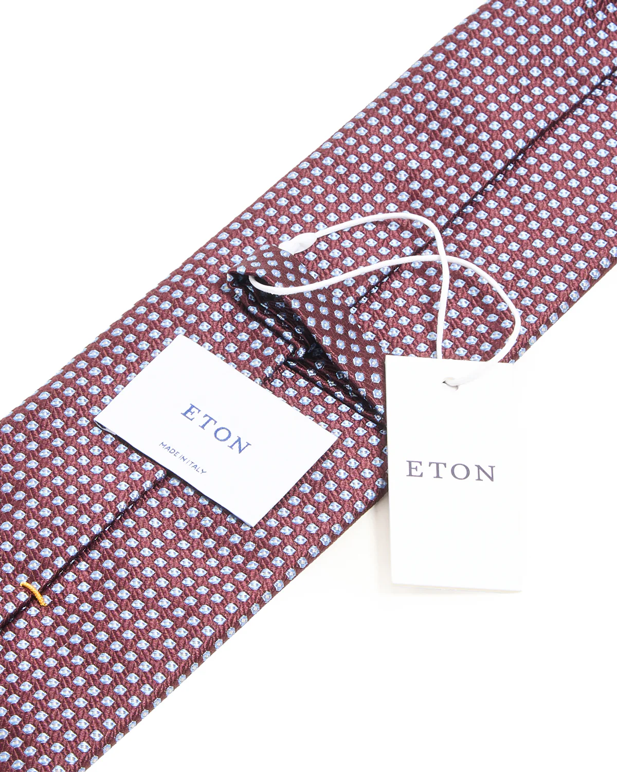 Dot Woven Silk Tie - Image 2