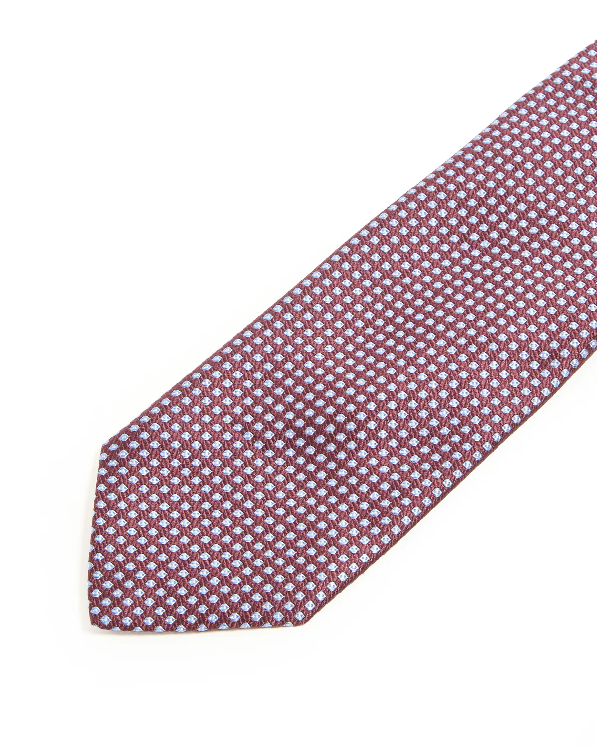 Dot Woven Silk Tie - Image 3