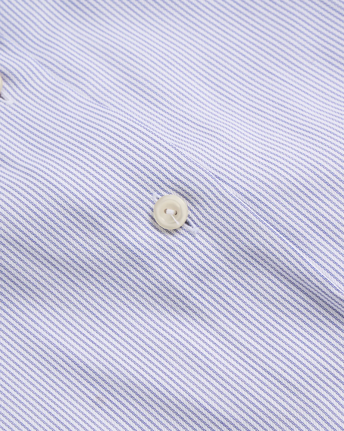 Fine Striped Slim Fit Twill Shirt With Cut Away Collar - Image 4