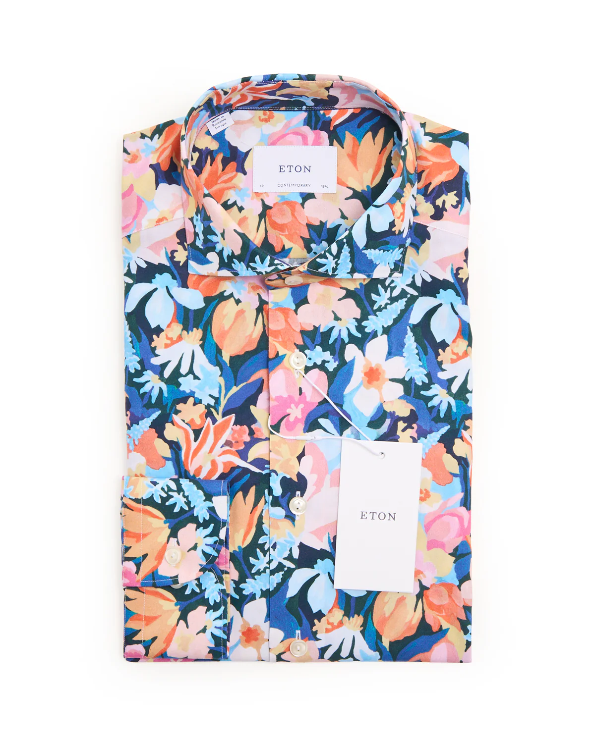 Floral Cotton Tencel Contemporary Shirt - Image 2