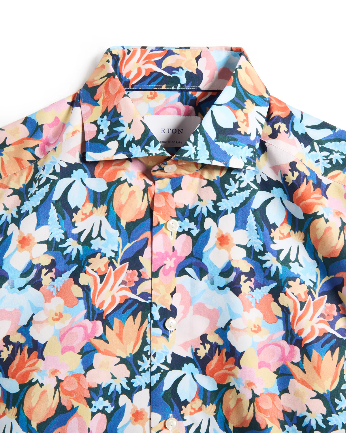 Floral Cotton Tencel Contemporary Shirt - Image 5