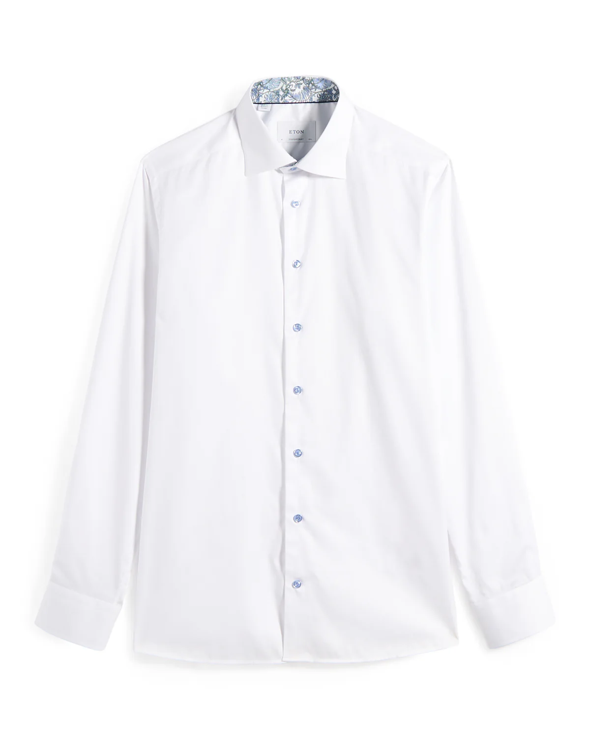 Floral Effect Signature Twill Contemporary Shirt