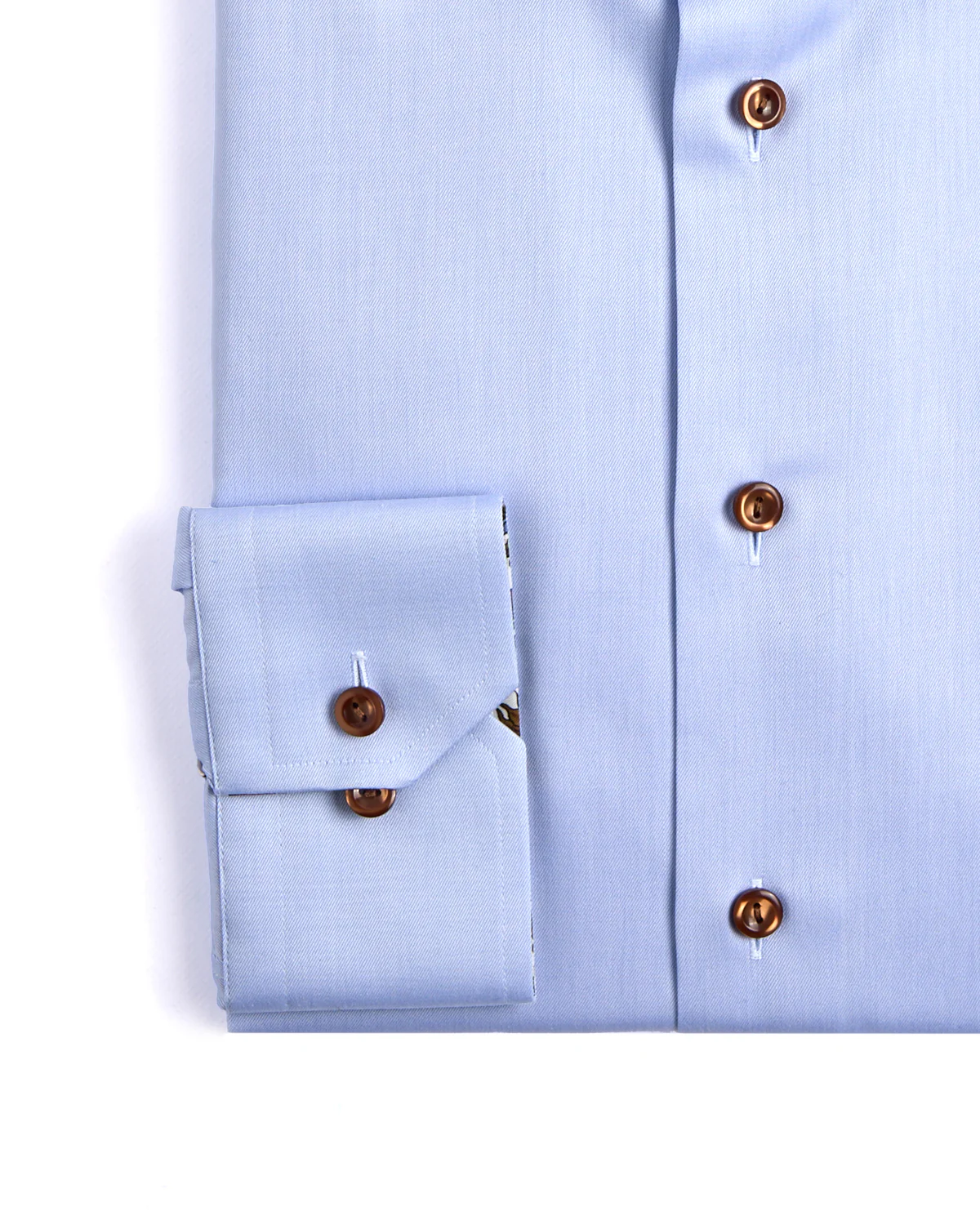 Floral Effect Slim Fit Twill Shirt - Image 3