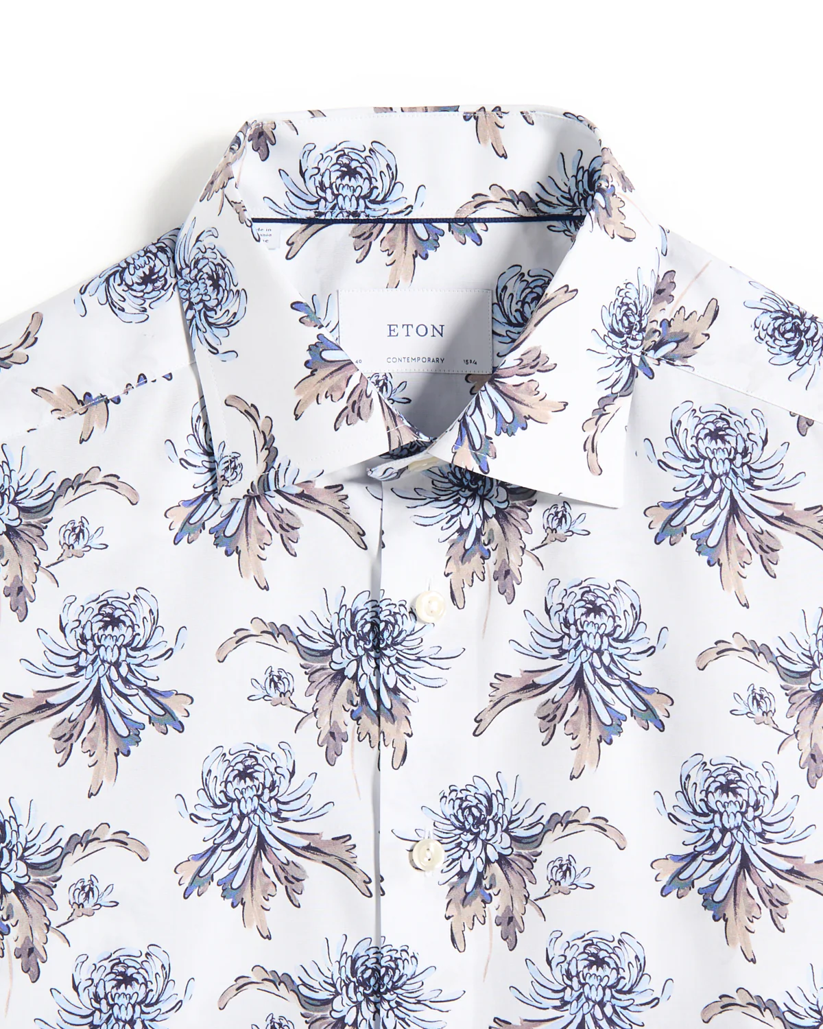 Floral Print Signature Twill Contemporary Fit Shirt - Image 2