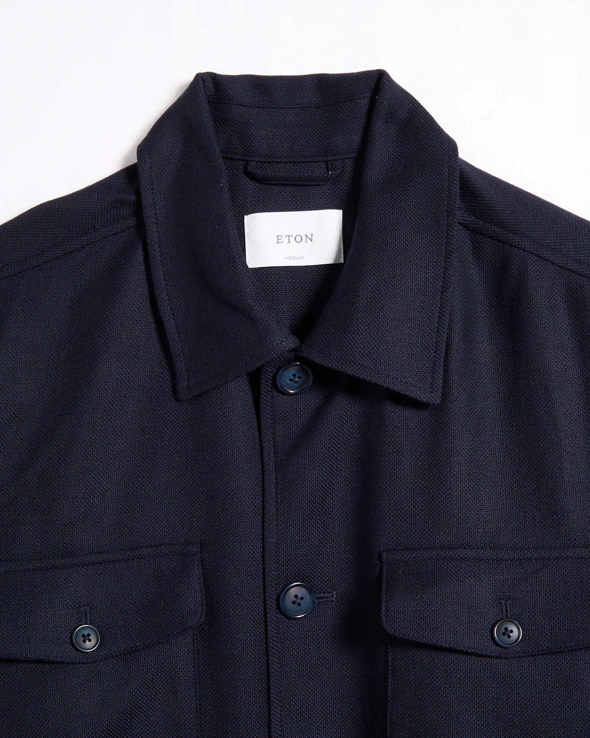 Four Pocket Wool Cashmere Overshirt - Image 3