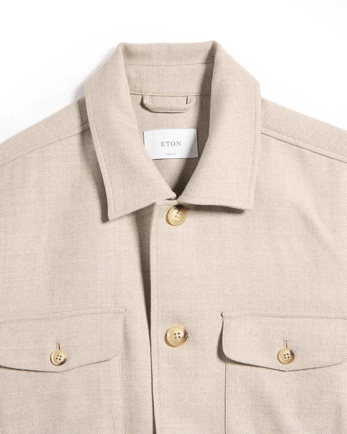Four Pocket Wool Cashmere Overshirt - Image 3