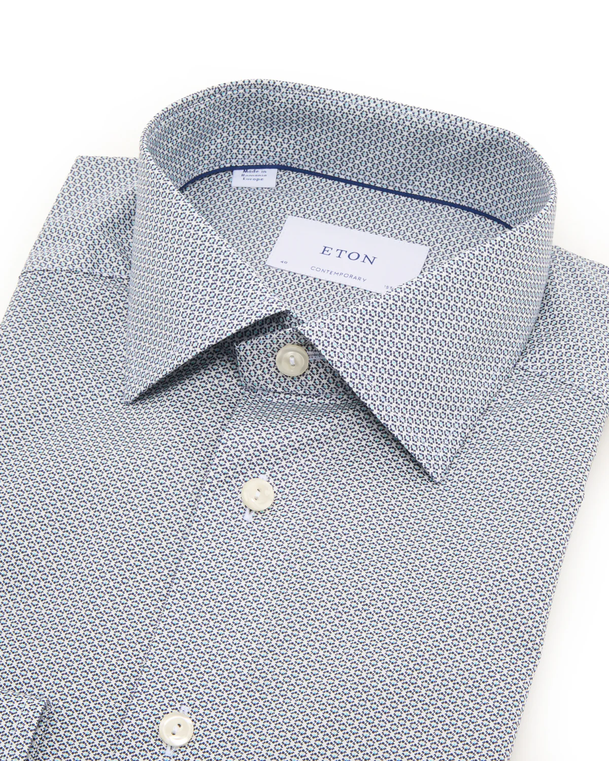 Geometric Contempoary Signature Twill Shirt - Image 2