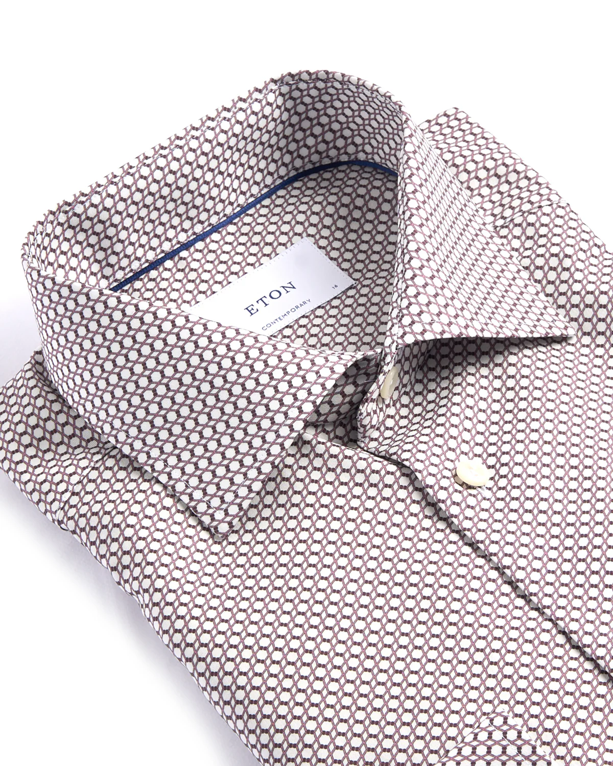 Geometric Print Contemporary Shirt - Image 2