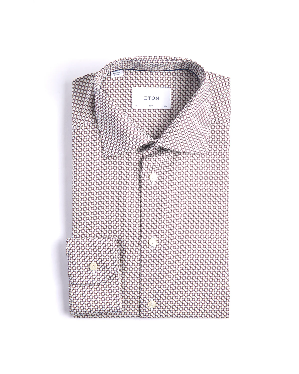 Geometric Print Slim Shirt