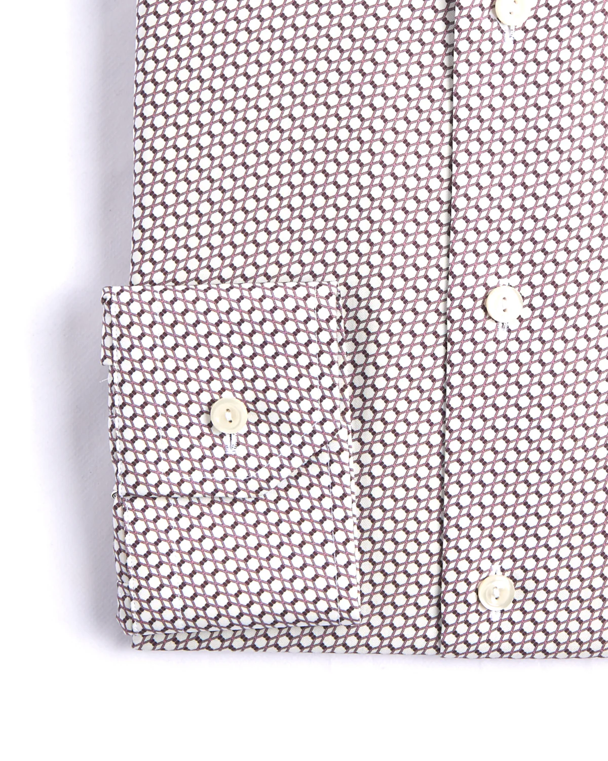Geometric Print Slim Shirt - Image 3
