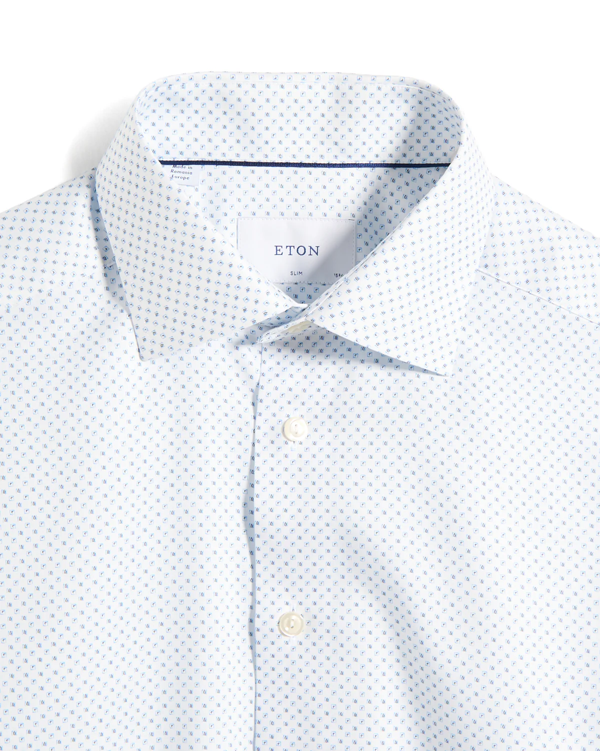 Geometric Print Slim Shirt - Image 2
