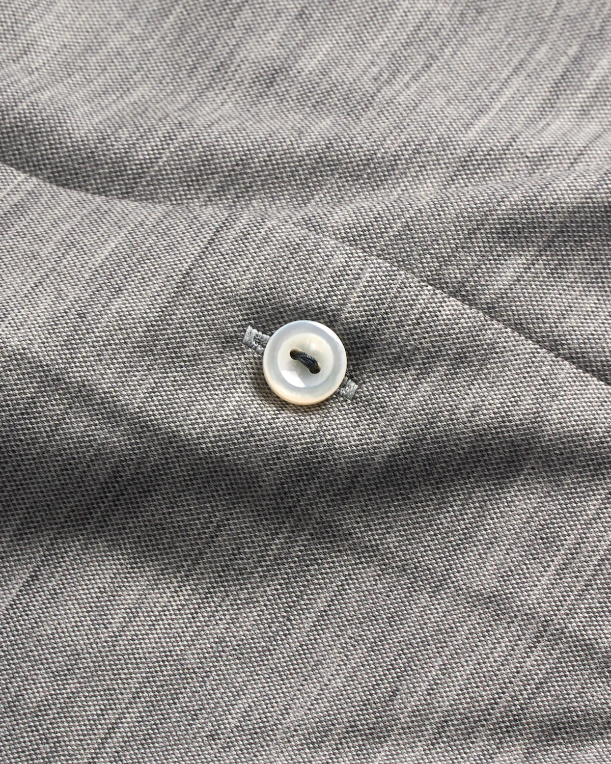 Grey Merino Jersey Contemporary Shirt - Image 4