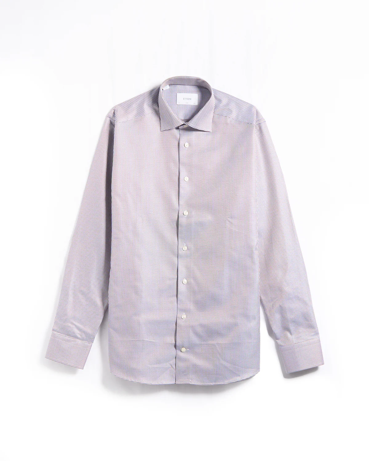 Houndstooth King Twill Slim Shirt