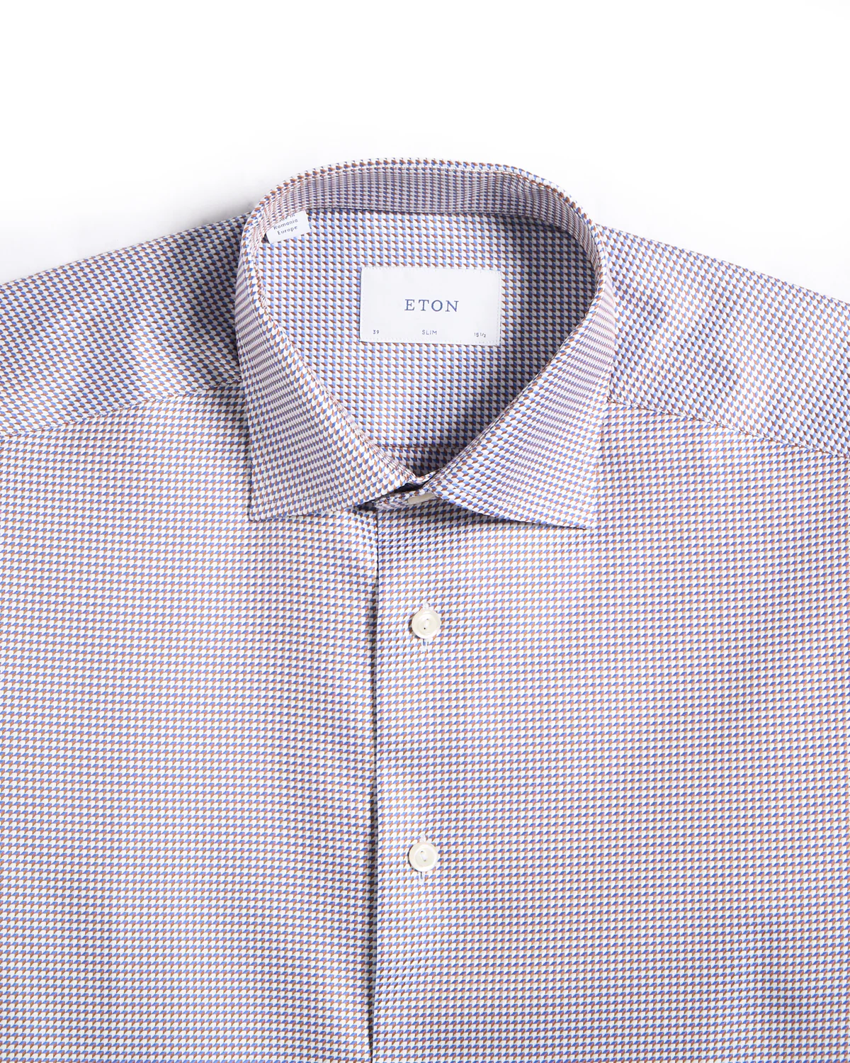 Houndstooth King Twill Slim Shirt - Image 4