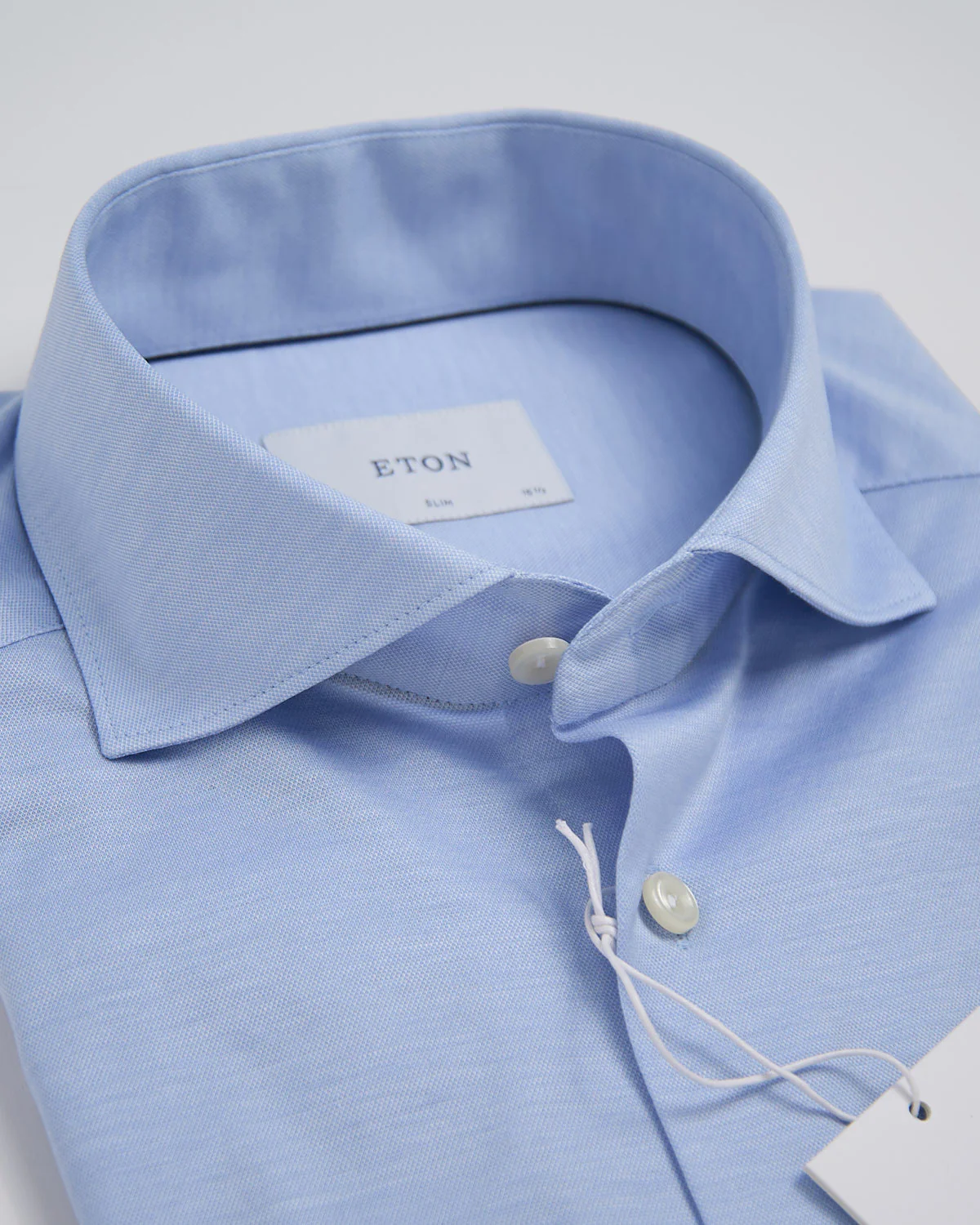 Light Blue Filo Di Scozia Oxford Shirt - Image 2