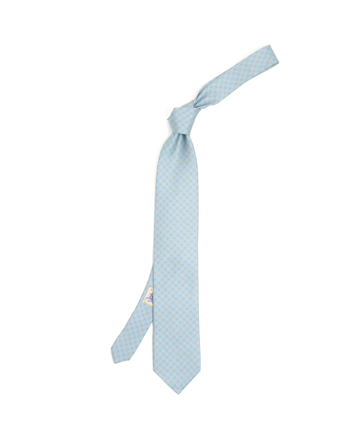 Medallion Printed Silk Tie