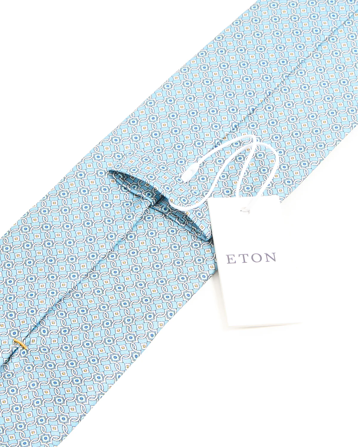 Medallion Printed Silk Tie - Image 2