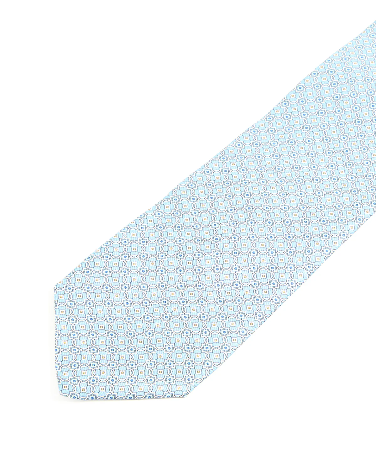 Medallion Printed Silk Tie - Image 3