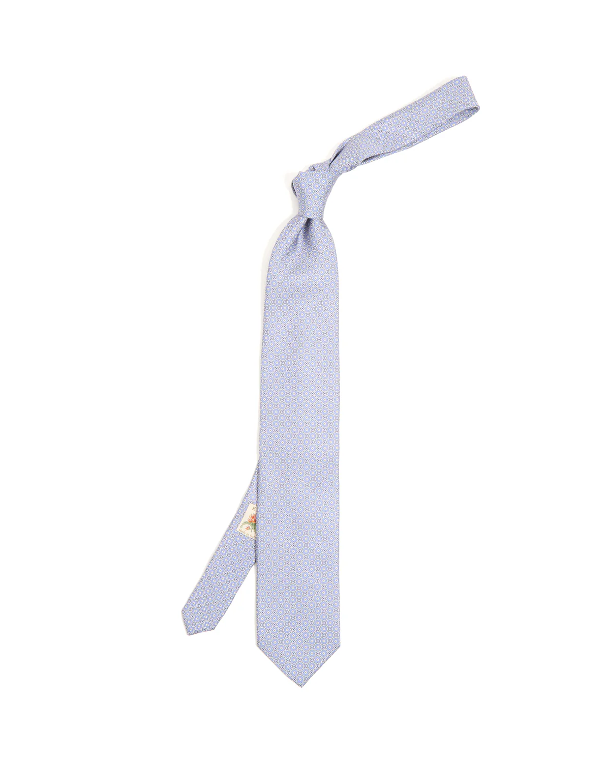 Medallion Printed Silk Tie