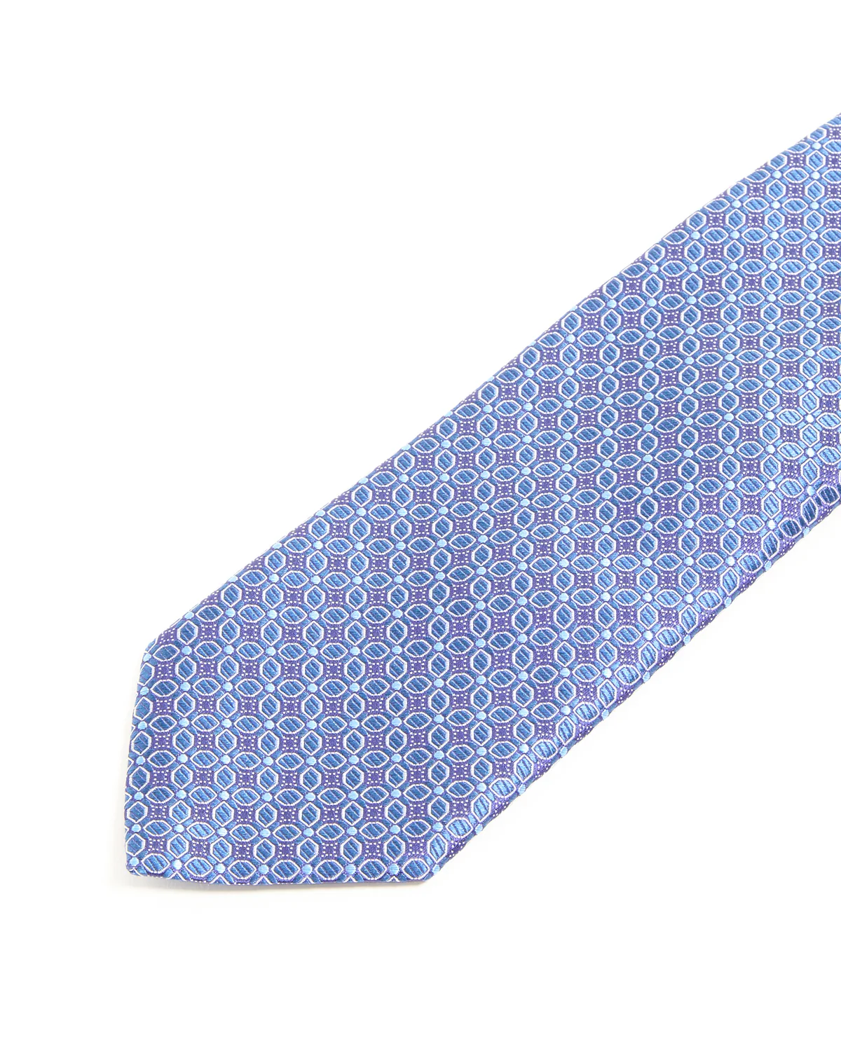 Medallion Woven Silk Tie - Image 3