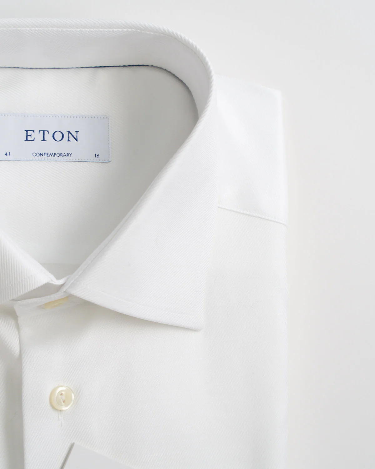 Melange Solid Contemporary Shirt - Image 3