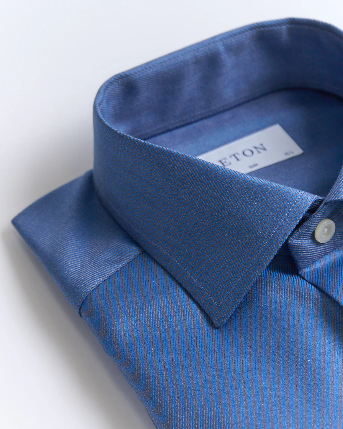Melange Solid Slim Shirt - Image 4