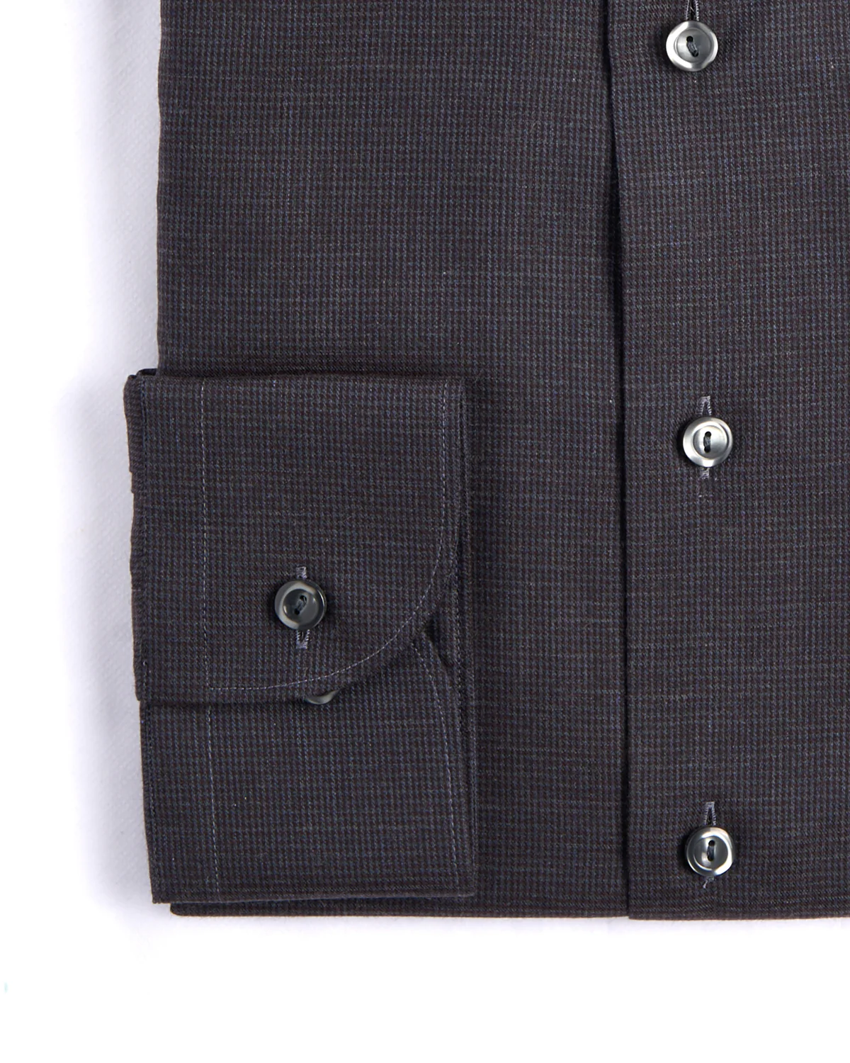 Micro Check Flannel Contemporary Shirt - Image 3
