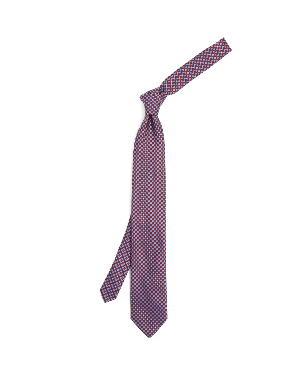 Micro Floral Woven Silk Tie