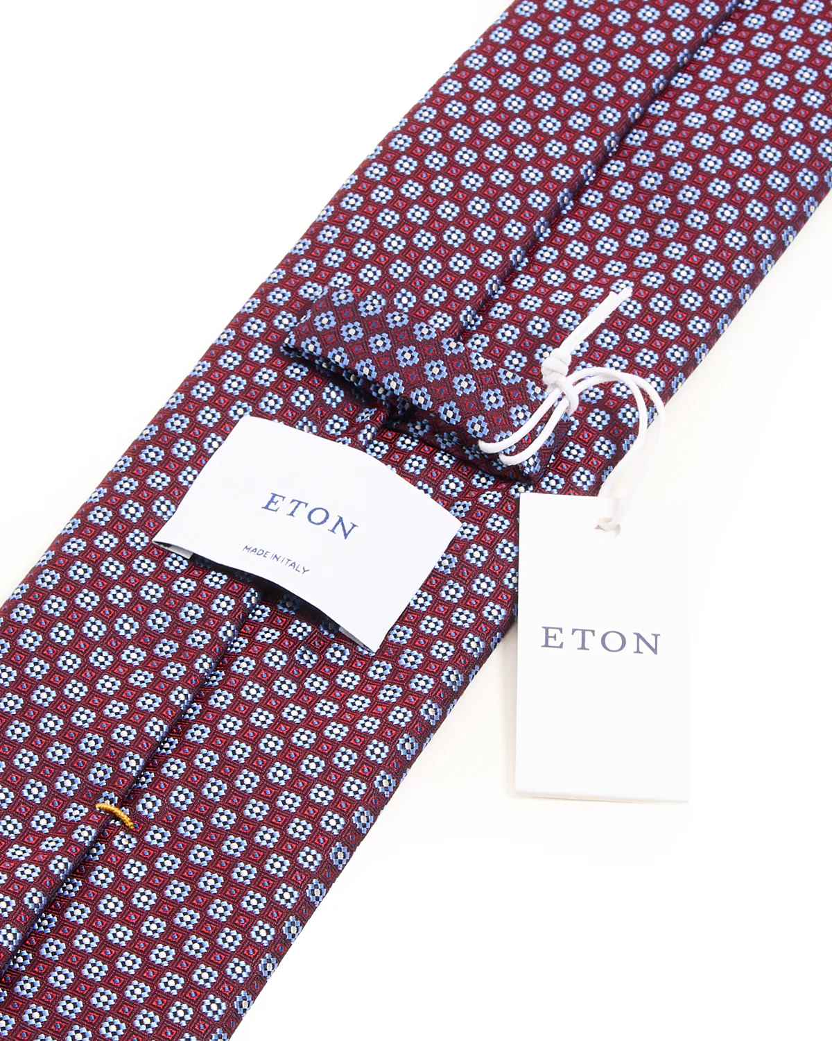 Micro Floral Woven Silk Tie - Image 2