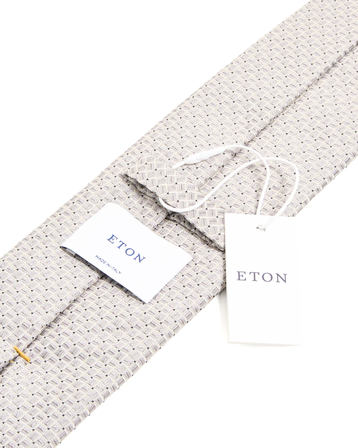 Micro Geometrical Woven Silk Tie - Image 2