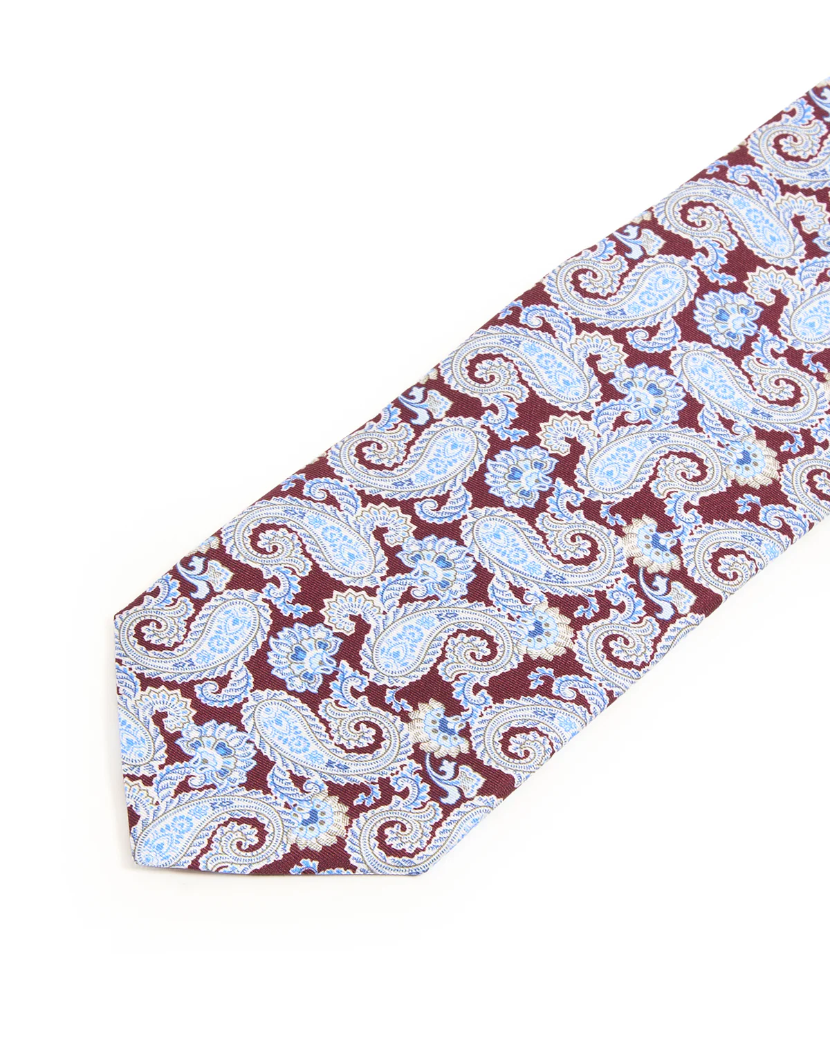 Paisley Printed Silk Tie - Image 3
