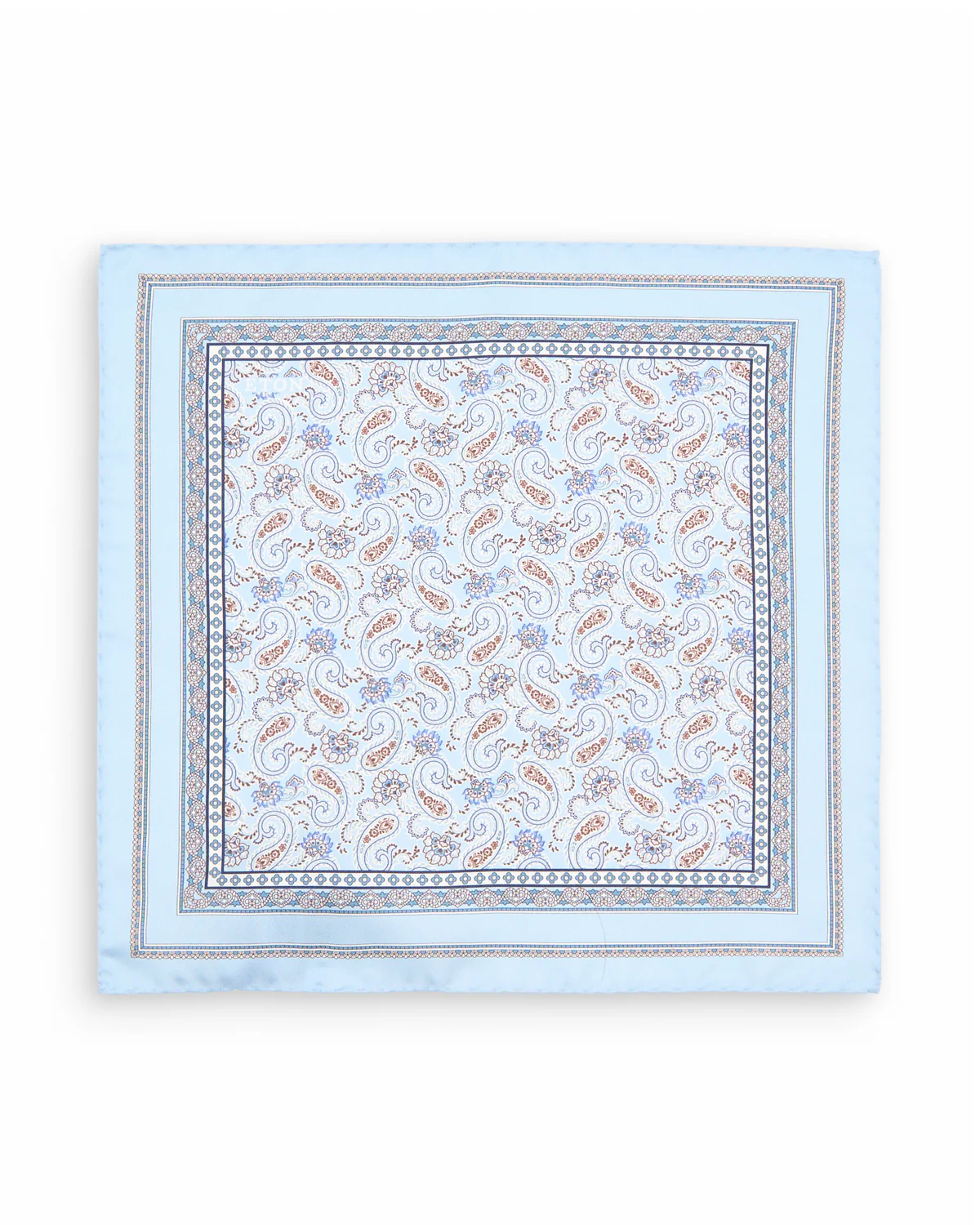 Paisley Silk Twill Pocket Square - Image 3