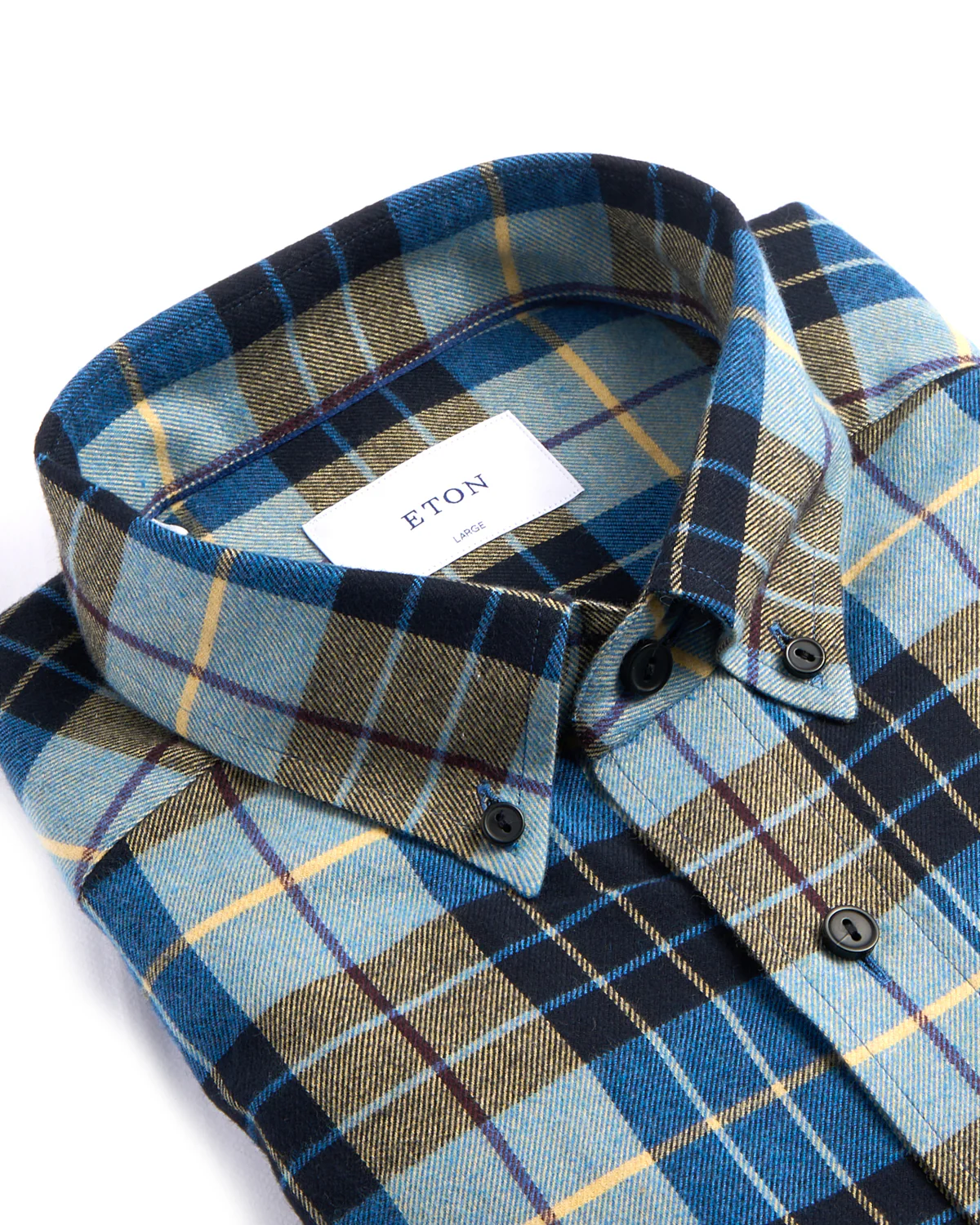 Plaid Flannel Casual Fit Shirt - Image 4