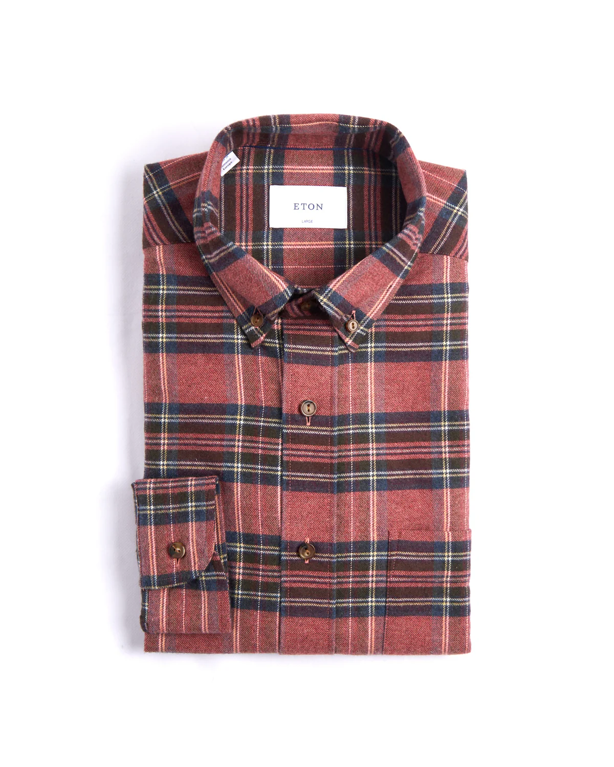 Plaid Flannel Casual Fit Shirt - Image 2