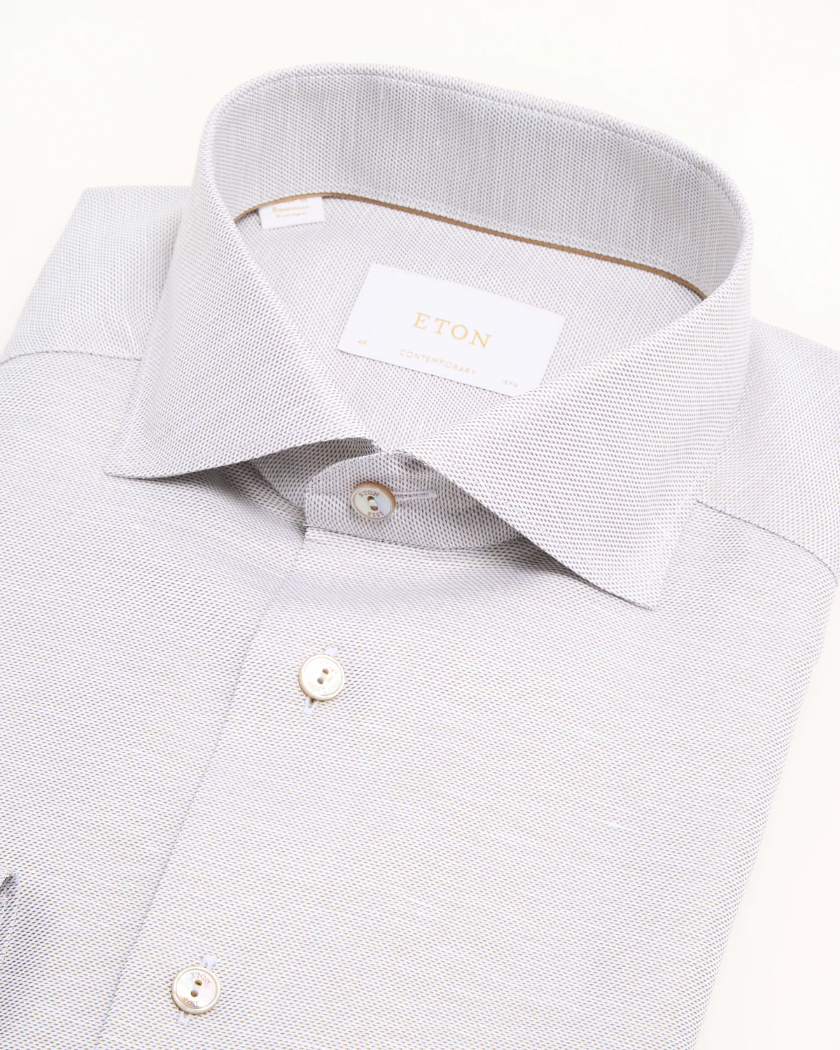 Semi Solid Cotton & Linen Contemporary Shirt - Image 2