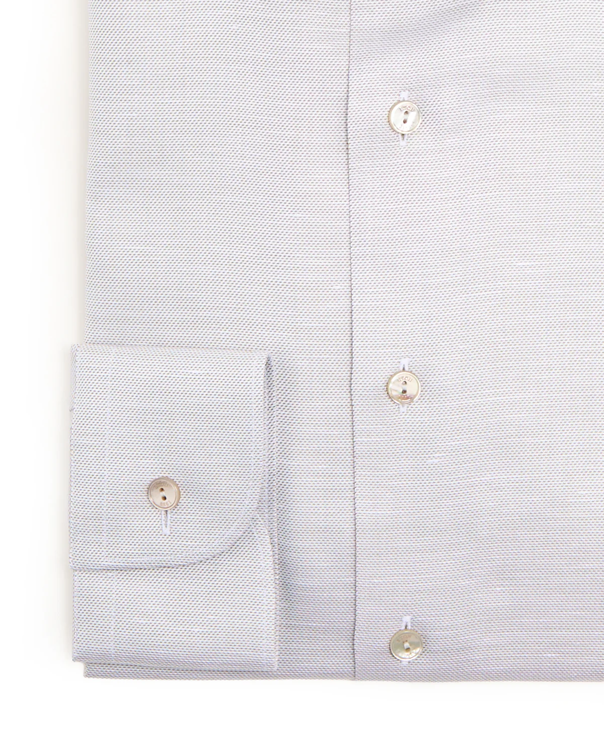 Semi Solid Cotton & Linen Contemporary Shirt - Image 3