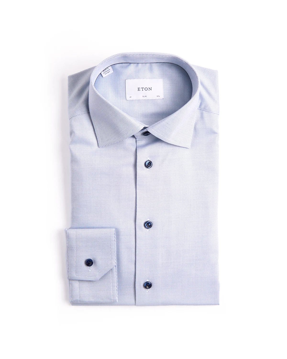 Semi Solid Cotton Tencel Slim Shirt