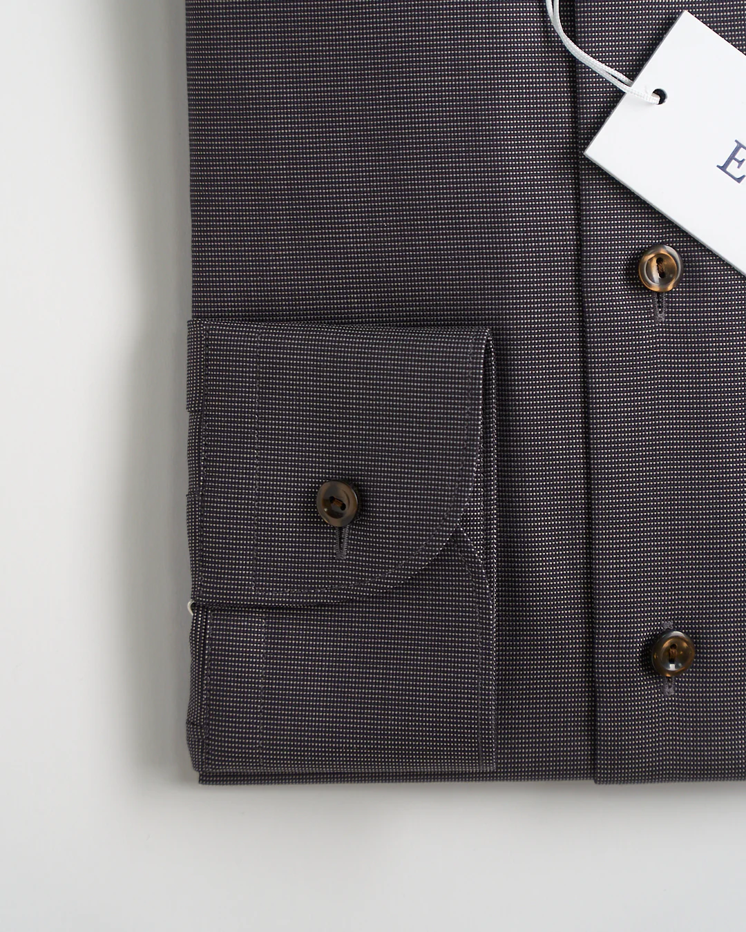 Semi Solid Signature Dobby Slim Shirt - Image 2