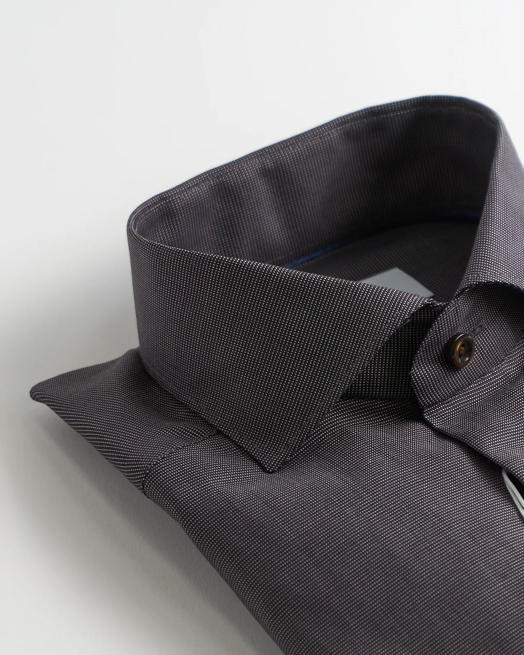 Semi Solid Signature Dobby Slim Shirt - Image 4