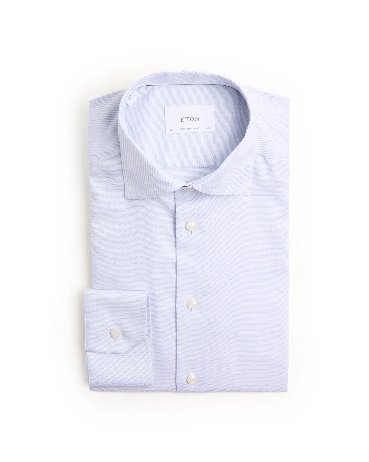 Semi Solid Twill Contemporary Shirt