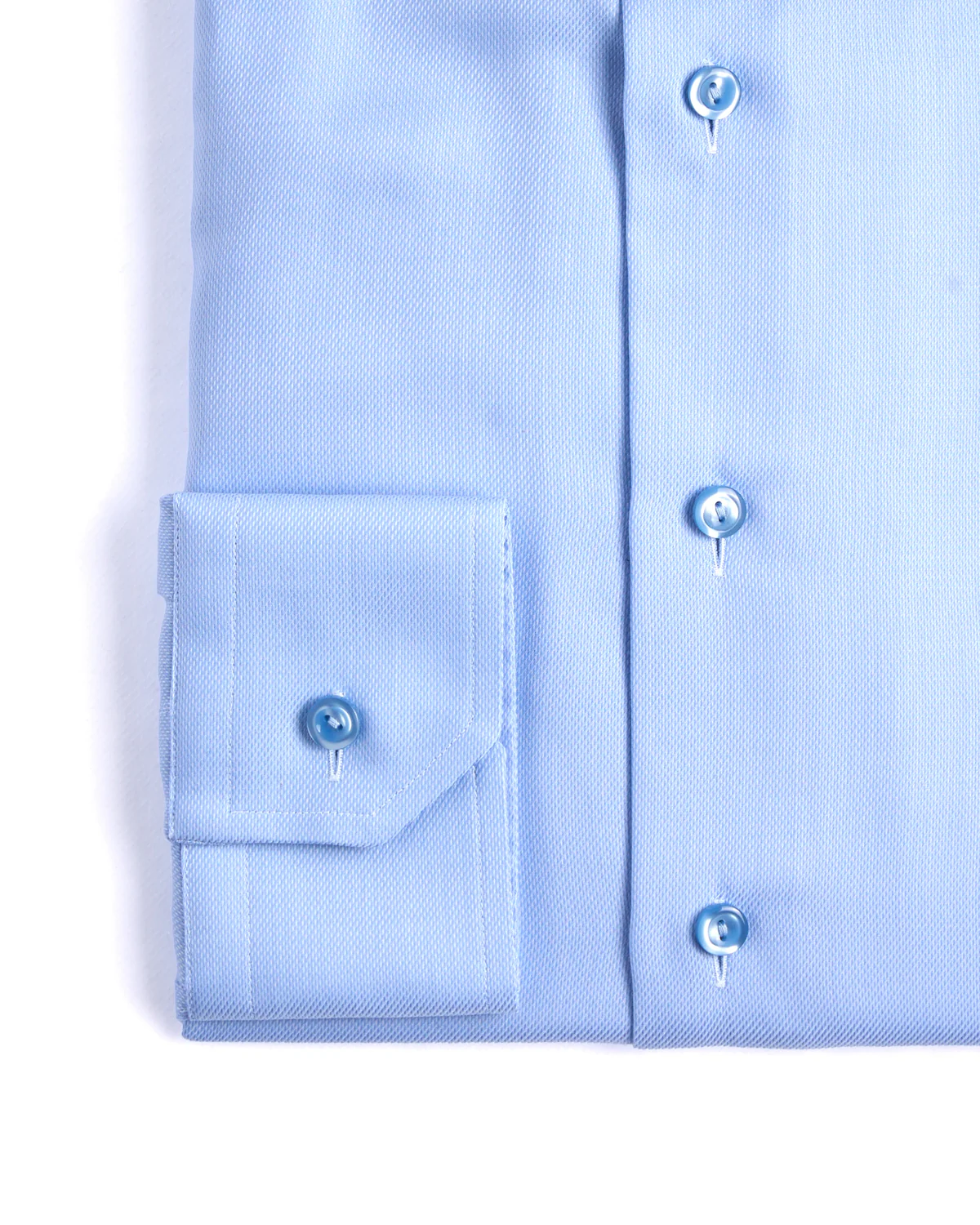 Semi-Solid Twill Slim Shirt - Image 3