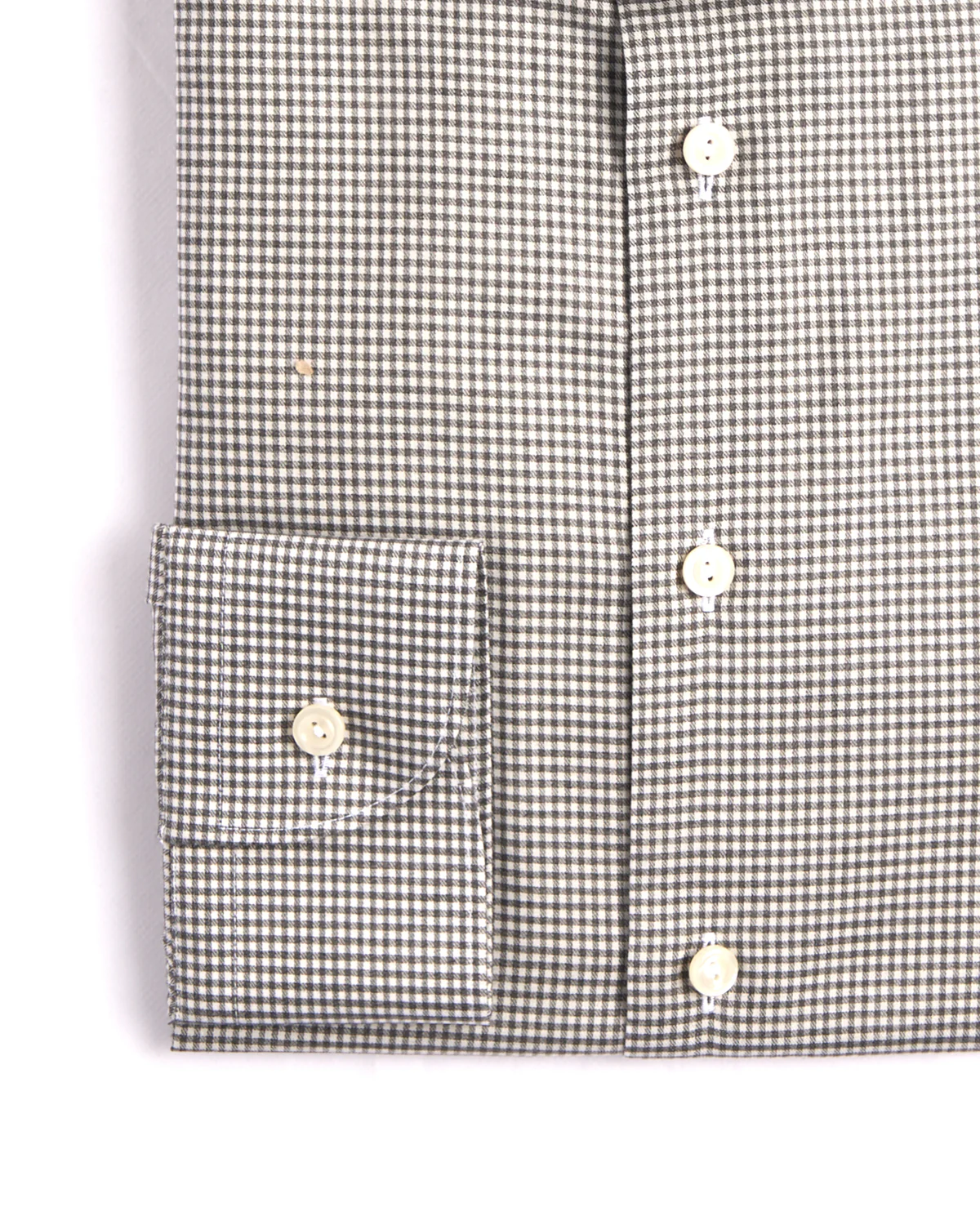 Slim Micro Check Signature Flannel Shirt - Image 3