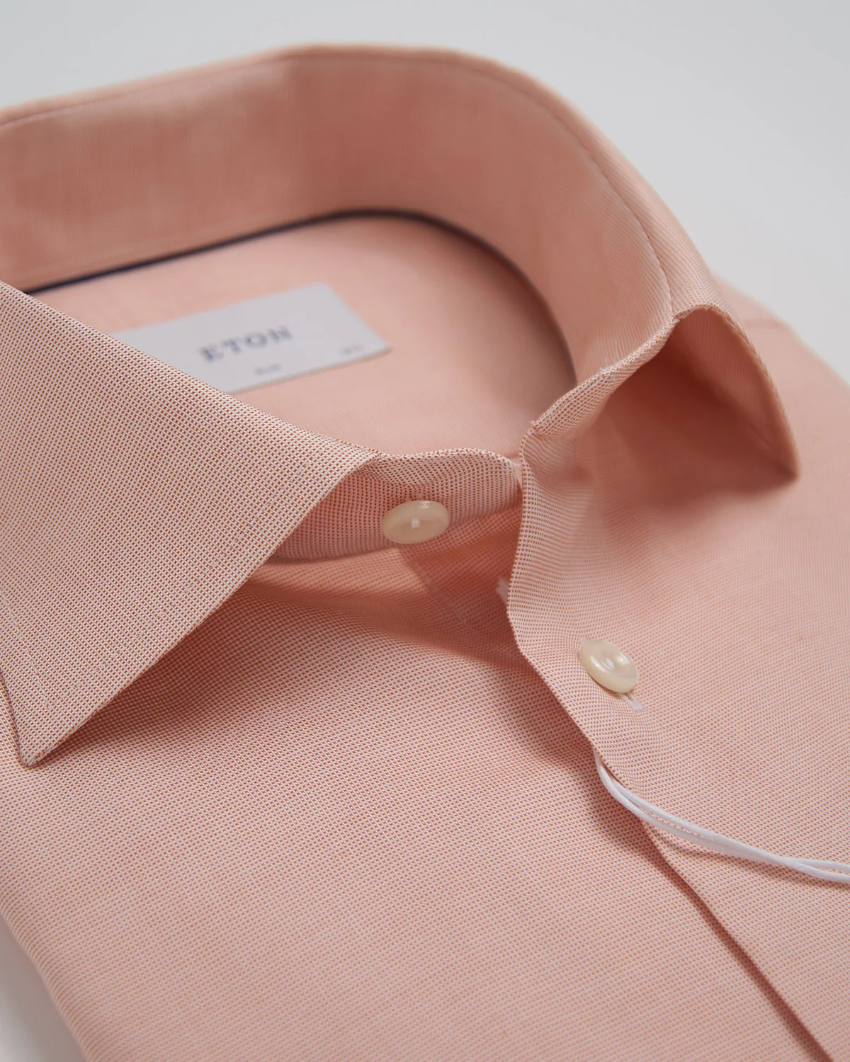 Slim Orange Solid Wrinkle Free Oxford - Image 4