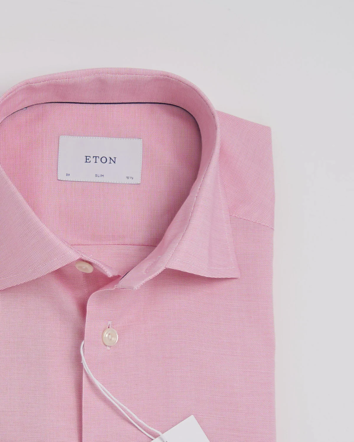 Slim Pink Solid Wrinkle Free Oxford - Image 3
