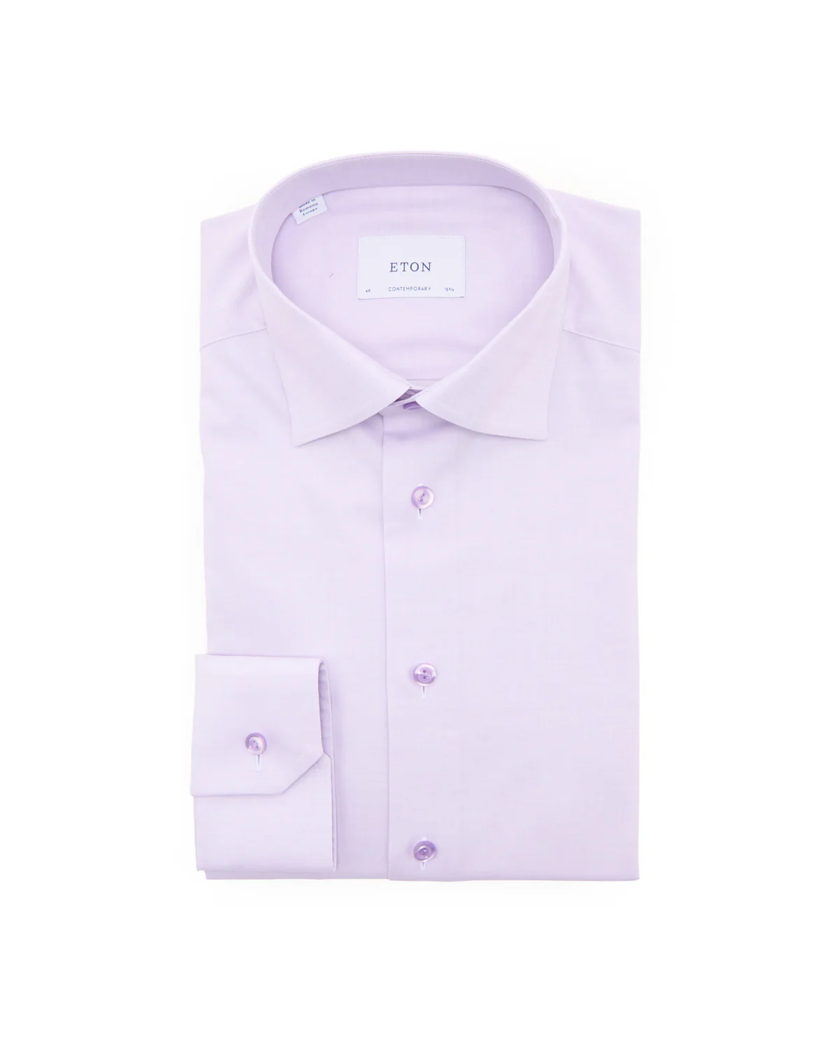 Solid Cotton & Tencel Contemporary Shirt
