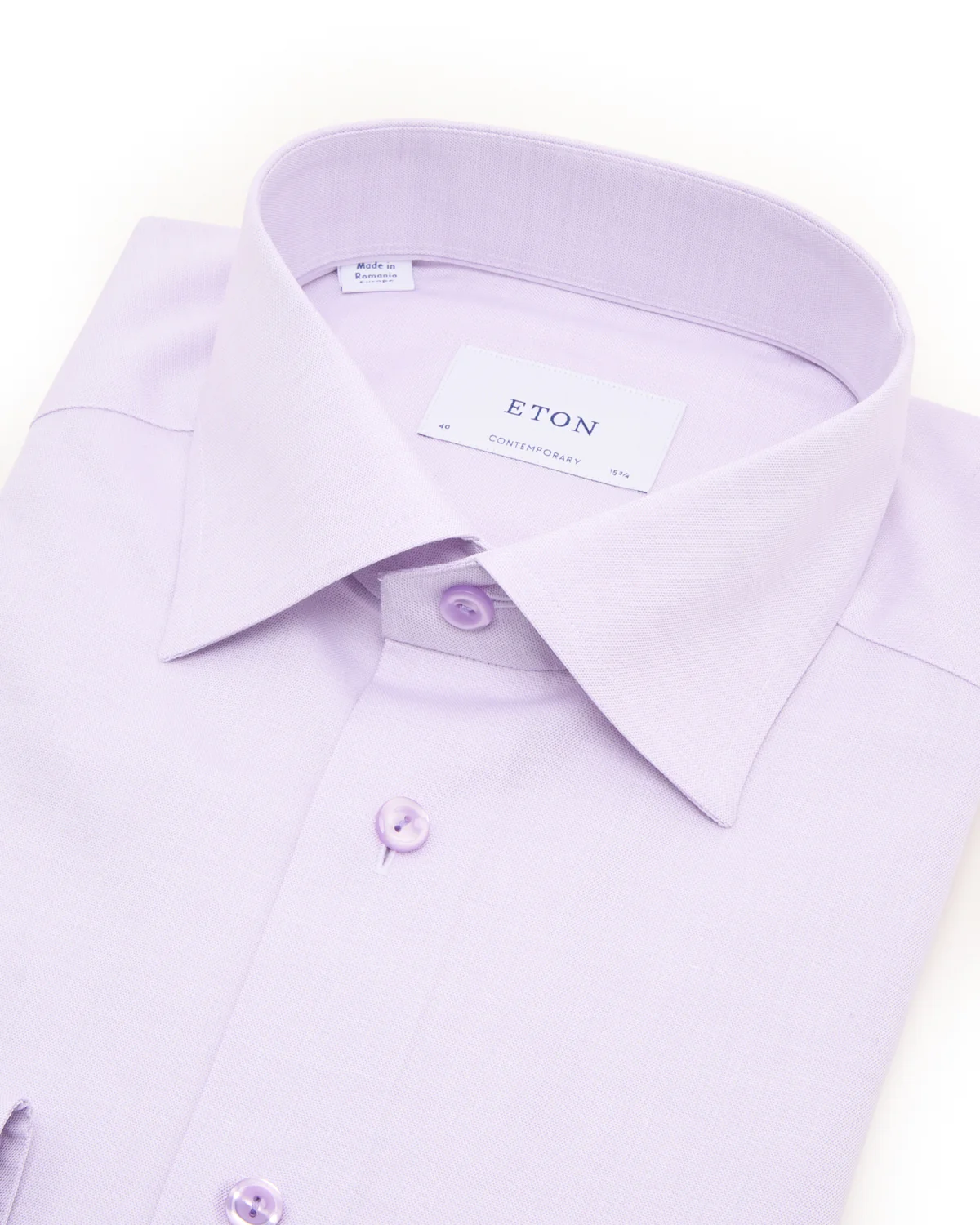 Solid Cotton & Tencel Contemporary Shirt - Image 2