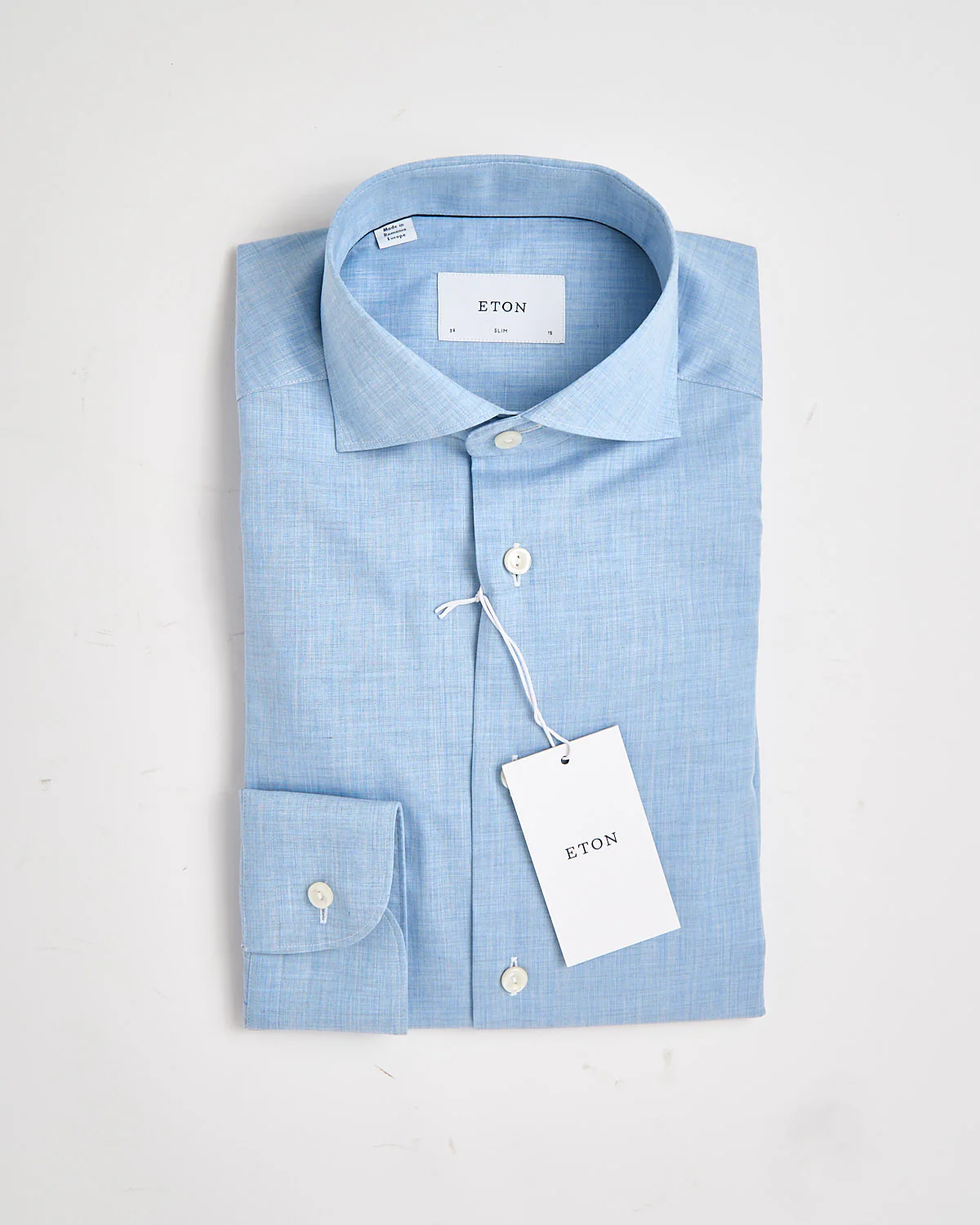 Solid Fine Twill Slim Shirt