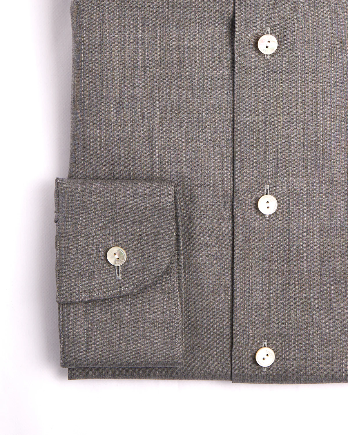 Solid Merino Wide Spread Contempoary Shirt - Image 3