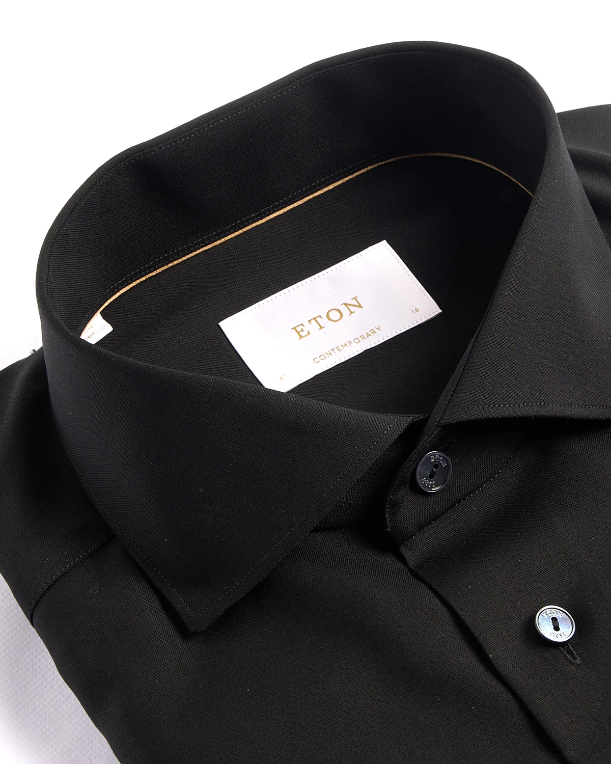 Solid Merino Wide Spread Contemporary Shirt - Image 2