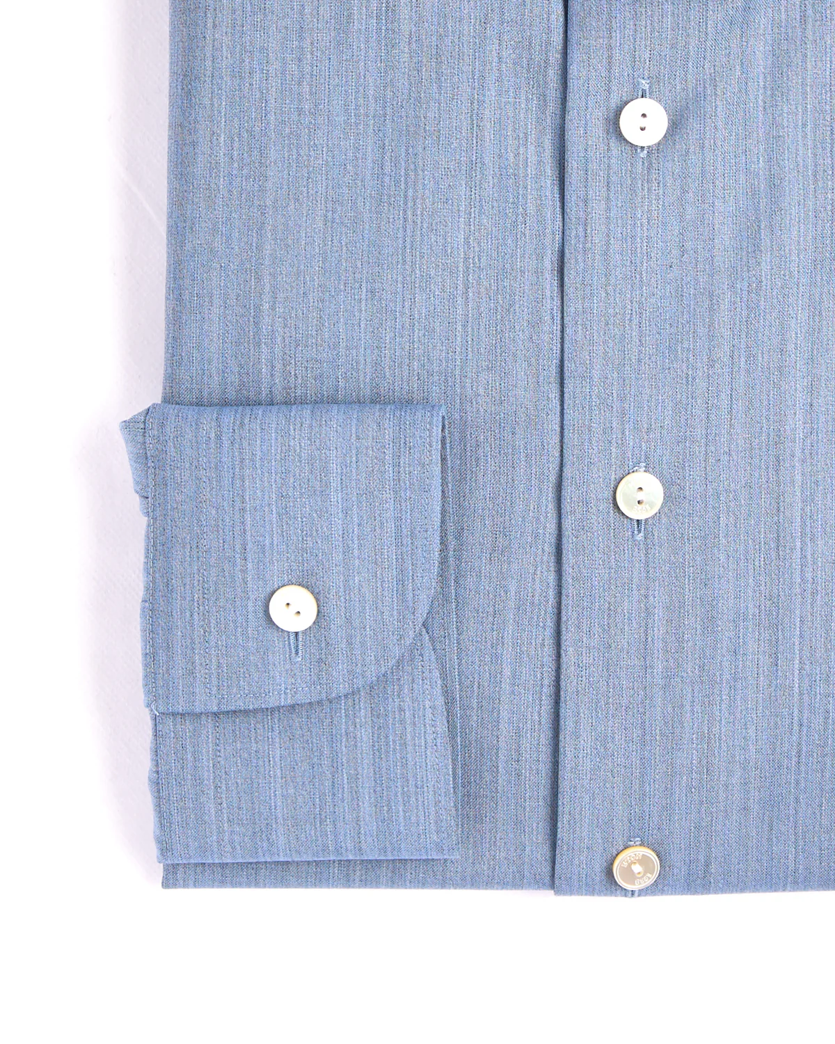 Solid Merino Wide Spread Contempoary Shirt - Image 4